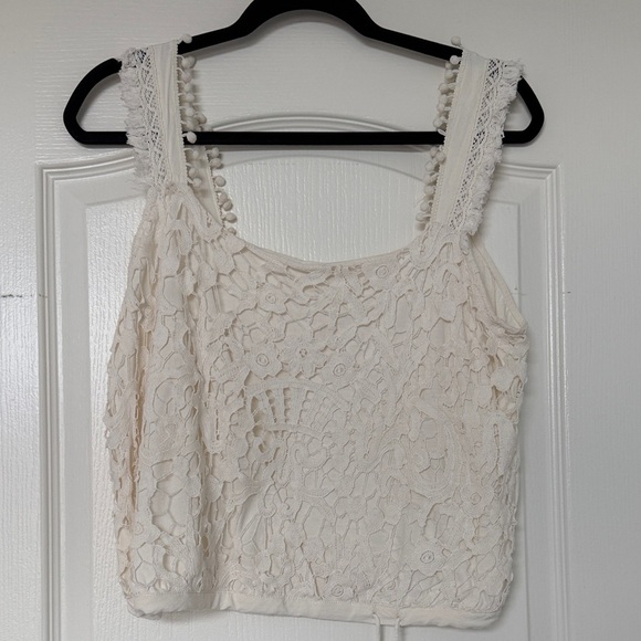 Anthropologie Tops - Anthropologie Lace Women’s Top - Cream